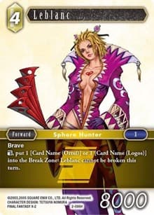 Leblanc - Opus II - Final Fantasy TCG card