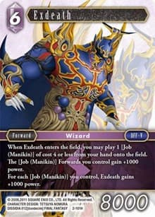 Exdeath - Opus II - Final Fantasy TCG card