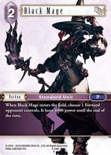 Black Mage (2-108C) - Opus II - Final Fantasy TCG card