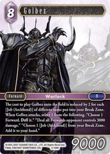 Golbez - Opus II - Final Fantasy TCG card