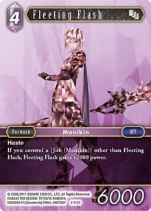 Fleeting Flash - Opus II - Final Fantasy TCG card