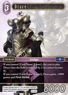 Drace - Opus II - Final Fantasy TCG card