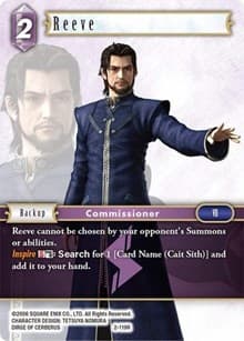 Reeve - Opus II - Final Fantasy TCG card