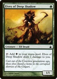 Elves of Deep Shadow - Ravnica: City of Guilds - Magic: The Gathering card