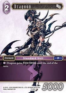 Dragoon - Opus II - Final Fantasy TCG card
