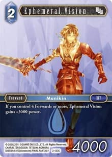 Ephemeral Vision - Opus II - Final Fantasy TCG card