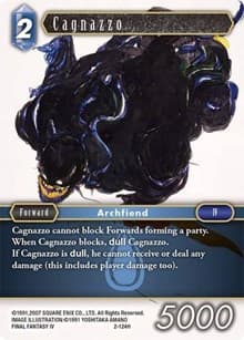 Cagnazzo - Opus II - Final Fantasy TCG card