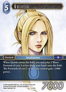 Quistis - Opus II - Final Fantasy TCG card