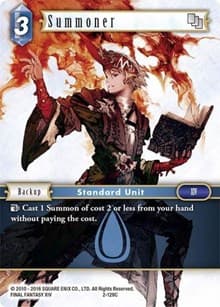 Summoner - Opus II - Final Fantasy TCG card
