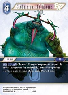 Cuchulainn, the Impure EX - Opus II - Final Fantasy TCG card