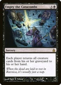 Empty the Catacombs - Ravnica: City of Guilds - Magic: The Gathering card