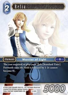 Refia - Opus II - Final Fantasy TCG card