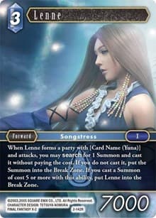 Lenne - Opus II - Final Fantasy TCG card