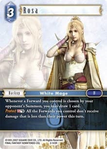 Rosa (Rare) - Opus II - Final Fantasy TCG card