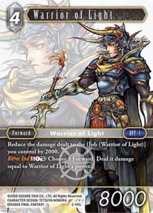 Warrior of Light - Opus II - Final Fantasy TCG card