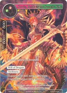 Sylvia, Blade of the Supreme King (Full Art) - Echoes of the New World - Force of Will card
