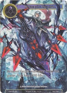 Heteroclite Excalibur (Full Art) - Echoes of the New World - Force of Will card
