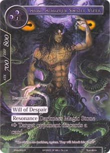 Abdul Alhazred, Sinister Vizier (Full Art) - Echoes of the New World - Force of Will card