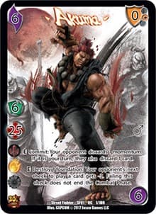 Akuma - Street Fighter CCG - UniVersus card