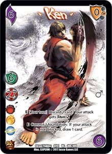 Ken - Street Fighter CCG - UniVersus card