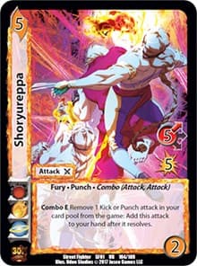 Shoryureppa - Street Fighter CCG - UniVersus card