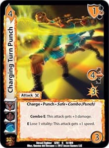 Charging Turn Punch - Street Fighter CCG - UniVersus card