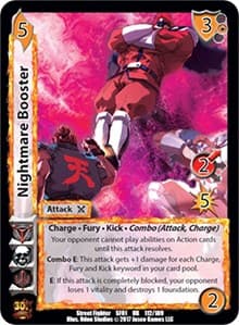 Nightmare Booster - Street Fighter CCG - UniVersus card