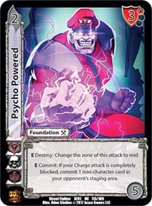 Psycho Powered - Street Fighter CCG - UniVersus card