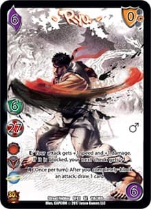Ryu - Street Fighter CCG - UniVersus card