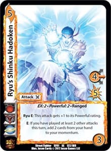Ryu's Shinku Hadoken - Street Fighter CCG - UniVersus card