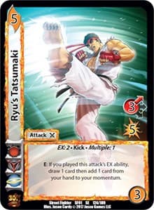 Ryu's Tatsumaki - Street Fighter CCG - UniVersus card