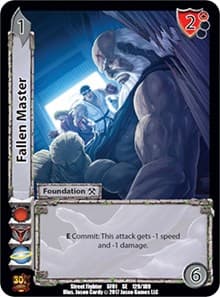Fallen Master - Street Fighter CCG - UniVersus card