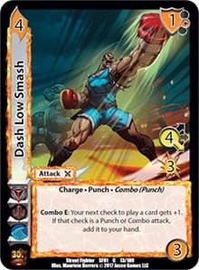 Dash Low Smash - Street Fighter CCG - UniVersus card