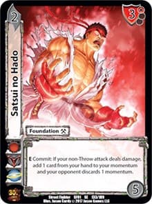Satsui no Hado - Street Fighter CCG - UniVersus card