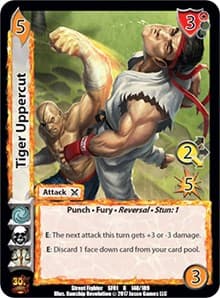 Tiger Uppercut - Street Fighter CCG - UniVersus card