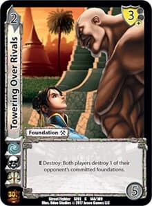 Towering Over Rivals - Street Fighter CCG - UniVersus card