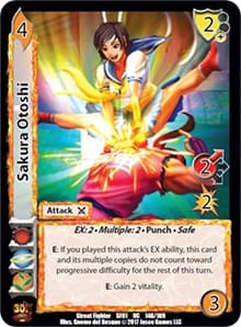 Sakura Otoshi - Street Fighter CCG - UniVersus card