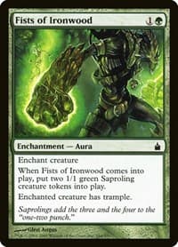 Fists of Ironwood - Ravnica: City of Guilds - Magic: The Gathering card