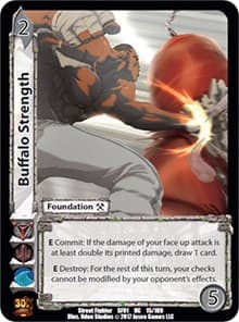 Buffalo Strength - Street Fighter CCG - UniVersus card