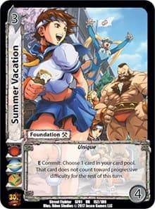 Summer Vacation - Street Fighter CCG - UniVersus card