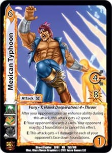 Mexican Typhoon - Street Fighter CCG - UniVersus card