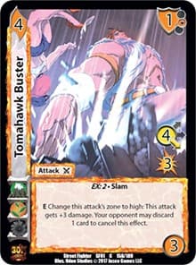 Tomahawk Buster - Street Fighter CCG - UniVersus card