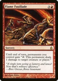 Flame Fusillade - Ravnica: City of Guilds - Magic: The Gathering card