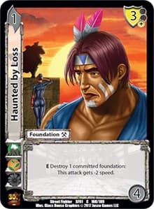 Haunted by Loss - Street Fighter CCG - UniVersus card