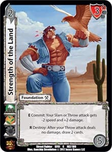 Strength of the Land - Street Fighter CCG - UniVersus card