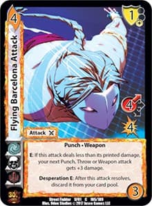 Flying Barcelona Attack - Street Fighter CCG - UniVersus card