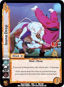 Izuna Drop - Street Fighter CCG - UniVersus card