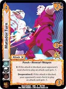 Matador Turn - Street Fighter CCG - UniVersus card