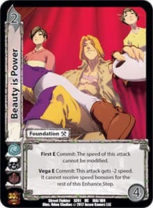 Beauty is Power - Street Fighter CCG - UniVersus card