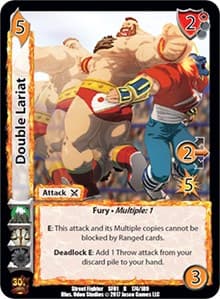 Double Lariat - Street Fighter CCG - UniVersus card